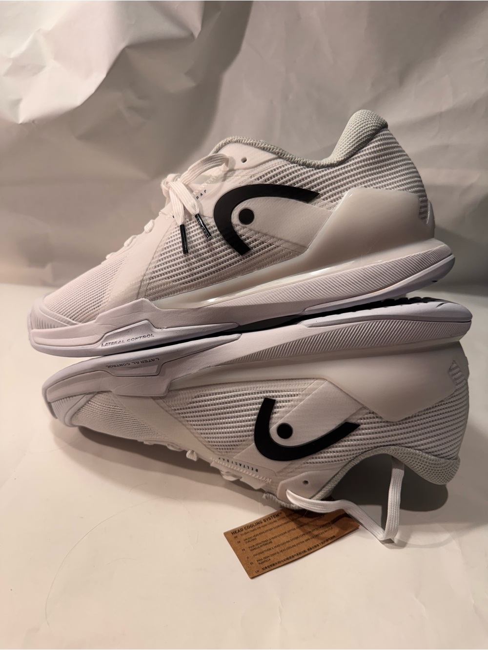HEAD Sprint Pro 4.0 Men Tennis Shoes White/Black – Size 9.5 – NEW
